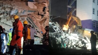 8 workers escape death in Lagos building collapse