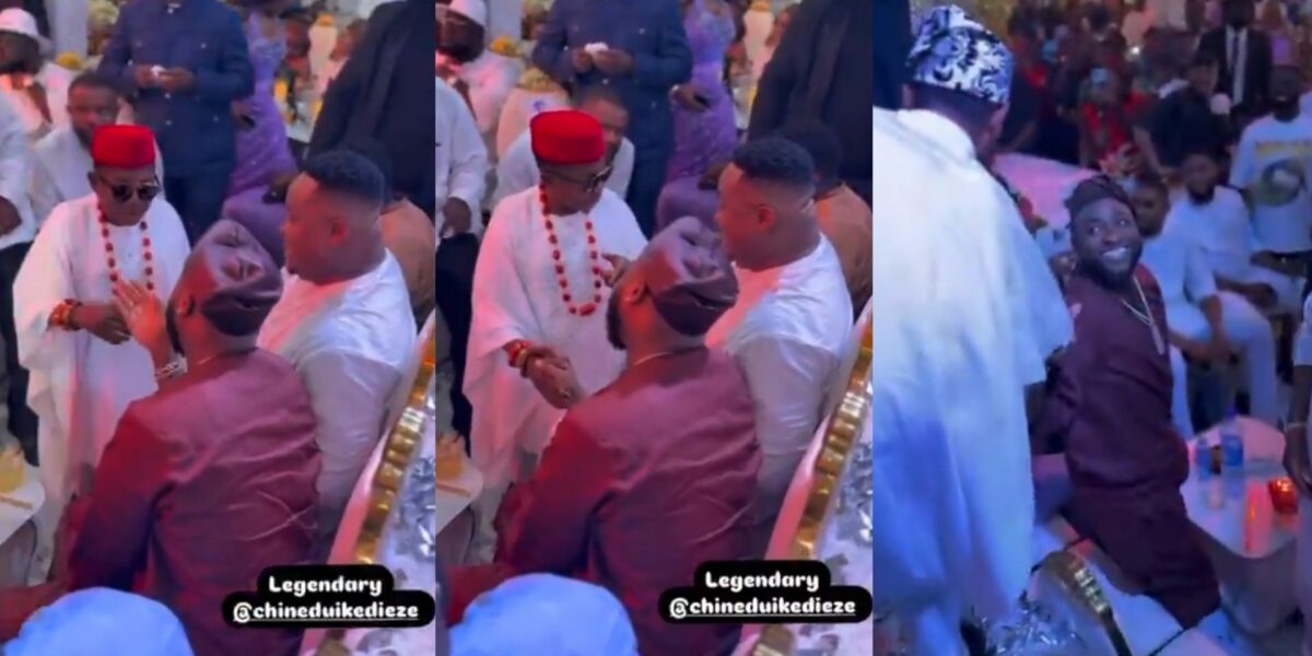 Backlash trails moment Davido, Cubana Chief Priest meet 'Aki and Paw Paw'