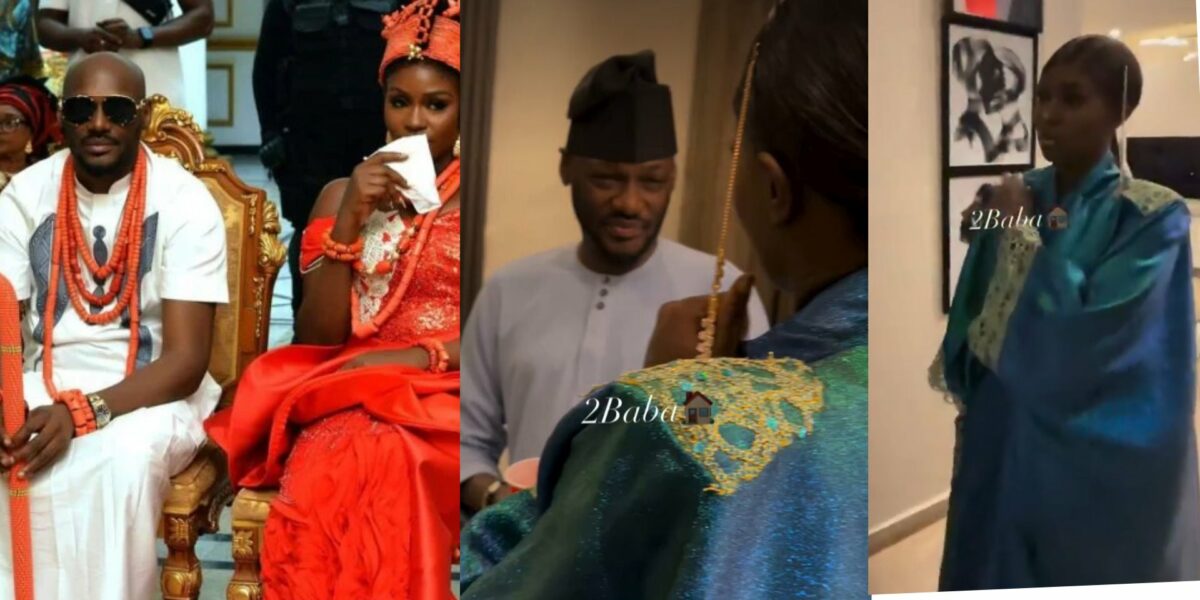 "This guy is fertile o" – Recent video of 2Face's wife, Natasha Osawaru sparks reactions