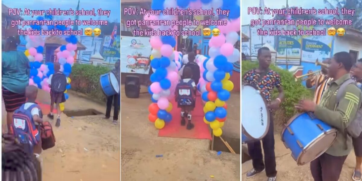 School holds grand welcome for students, teachers following resumption