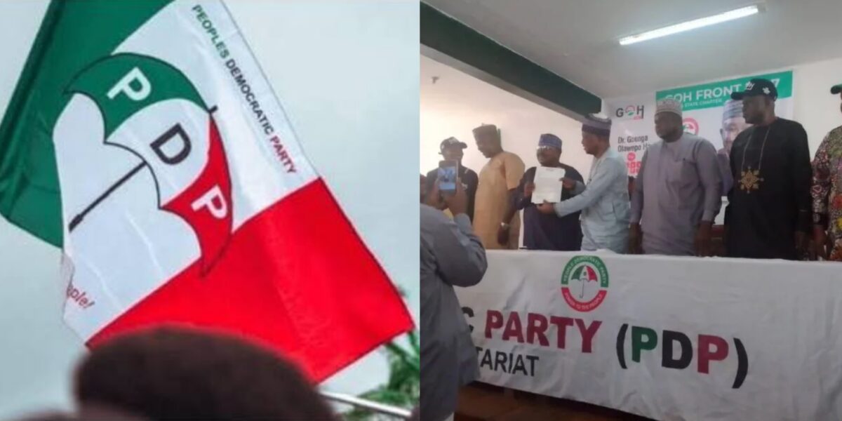 PDP chairman says only coalition can defeat APC in 2027
