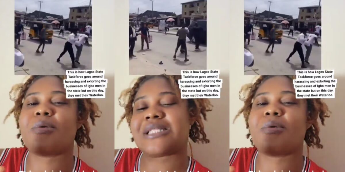 Lagos taskforce officers humiliated after attempted harassment of businessman