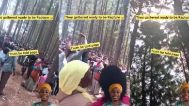 Church members in frenzy as thousands gather for ‘Rapture’