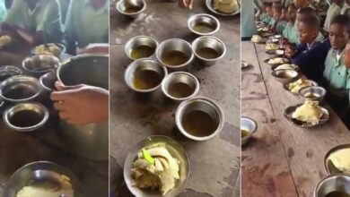 Rufai Oseni shares video of meals given to students in Nigerian school