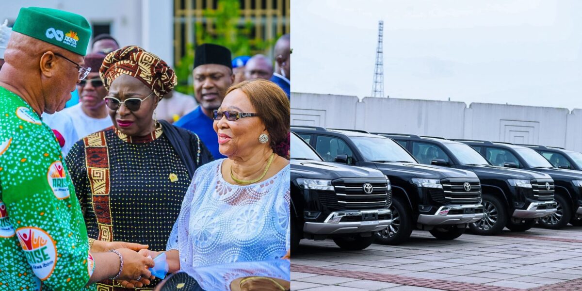 Akwa Ibom Governor gifts luxury SUVs to all former deputy governors amid ₦6 billion vehicle budget
