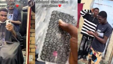 Man Surprises Childhood Friend with iPhone 11 Pro Max