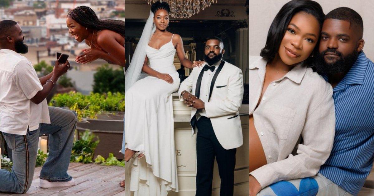 “Dated, engaged, married and expecting twin boys in less than 12 months” – Lady boasts