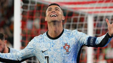 Ronaldo hits 140 international goals as Portugal cruise past Armenia 5-0 Cristiano Ronaldo reached another landmark in his glittering career on Saturday, scoring twice as Portugal thrashed Armenia 5-0 in their opening 2026 FIFA World Cup qualifier. The 40-year-old forward netted in both halves to take his tally to 140 international goals and 942 career strikes. His first came in the 21st minute, diverting home Pedro Neto’s cross, before adding a stunning half-volley from 25 yards just after the restart. Joao Felix had earlier opened the scoring with a header, while Joao Cancelo also found the net before half-time. Felix capped the night with a spectacular scorpion flick to seal the win in Lisbon. It was Portugal’s first outing since the passing of teammate Diogo Jota, and the team delivered a dominant performance in his memory. Ronaldo, withdrawn shortly after the hour mark, had already ensured the occasion belonged to him with yet another record-setting display.