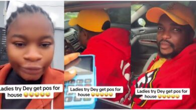 Lady advises women after using her POS machine to collect feeding money from her husband