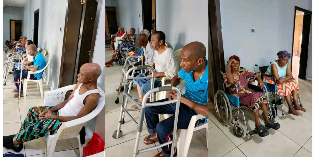 "Is this truly the reward of parenthood?" – Man cries out after seeing photos of an elderly home