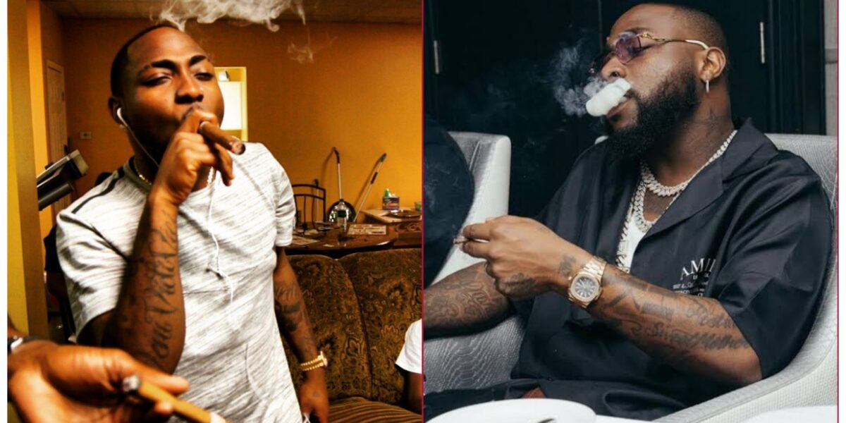 "Davido smoking weed in front of police" - Man reacts, vows to keep sharing video
