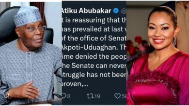 "When we stand together, we can triumph over tyranny" - Atiku reacts to Natasha’s returns