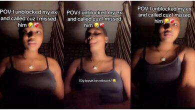 I unblocked my ex and called him because I missed him - Lady