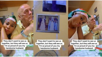 Lady shares video of his husband, says they don't want to see us together