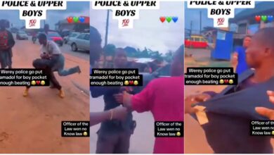 Clash in benin as youths accuse police officer of planting tramadol in a man's pocket