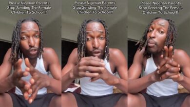 Stop sending your female children to school - Man tells parents