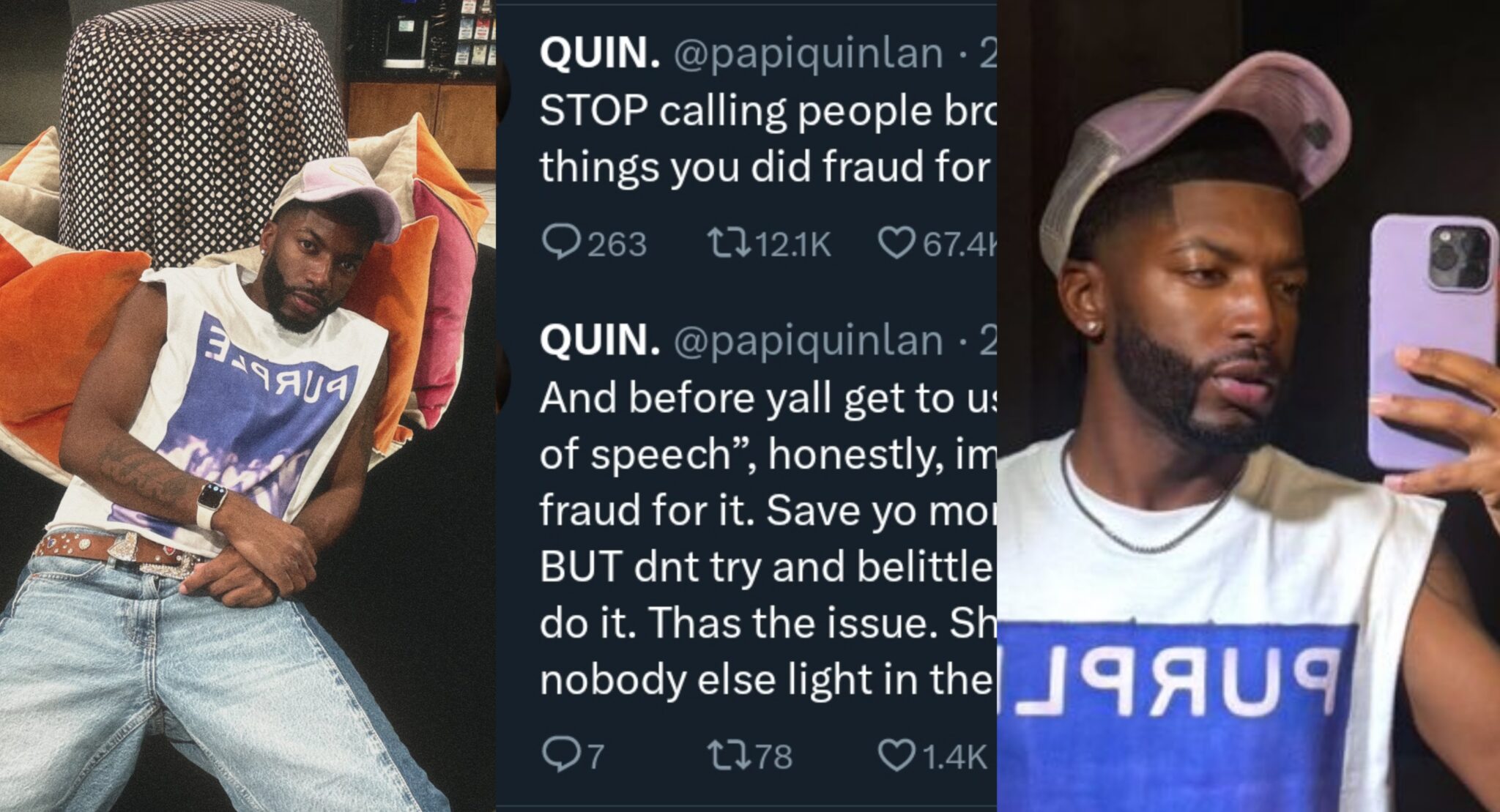 “Stop calling people broke for not having things you did fraud for” – Man warns