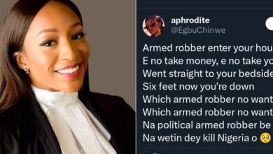 Sommie: Armed robbers ignore money, car but kill, it’s political – Lady claims