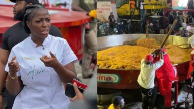 Hilda Baci explains why she cooked 200 bags of jollof rice instead of 250