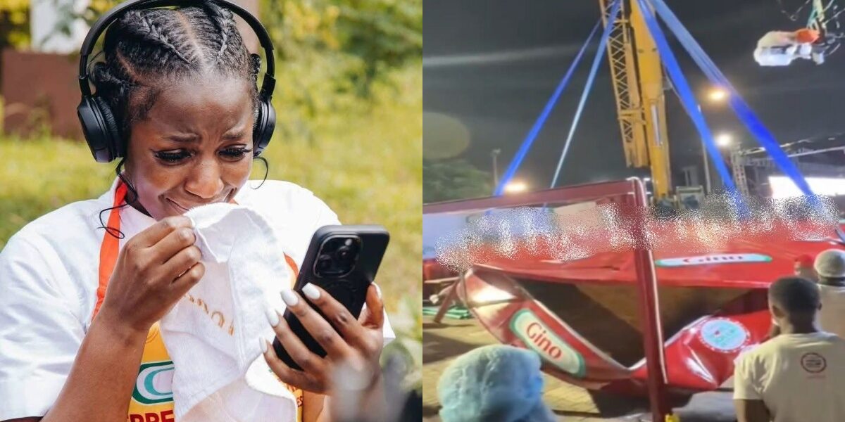 Chaos as Hilda Baci’s jollof pot collapses during Guinness World Record attempt