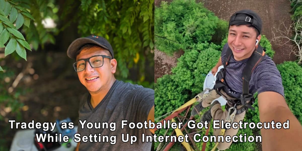 Tradegy as Young Footballer Got Electrocuted While Setting Up Internet Connection