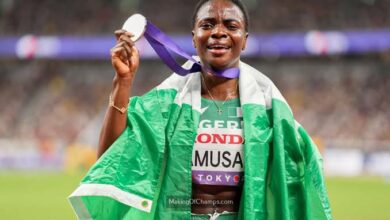 'It's been God' Amusan after World Championships silver medal