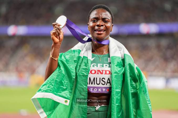 'It's been God' Amusan after World Championships silver medal