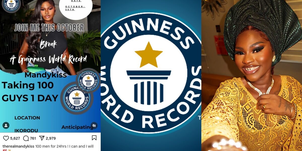 ‘We don’t monitor such a record’ — GWR rejects Mandy Kiss’ ‘sex with 100 men’ attempt