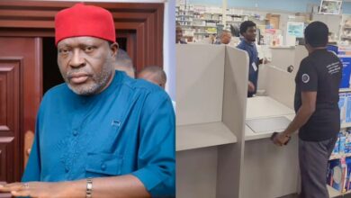 Kanayo pays surprise visit to son in America, melts hearts online