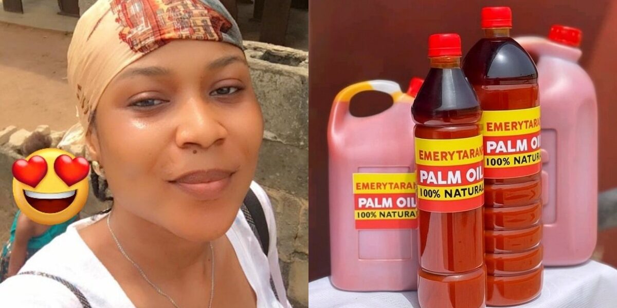 “Add ₦1,300 on top” – Vendor exposes man who told her to hike palm oil souvenir price for wedding