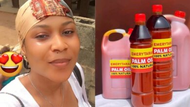 “Add ₦1,300 on top” – Vendor exposes man who told her to hike palm oil souvenir price for wedding