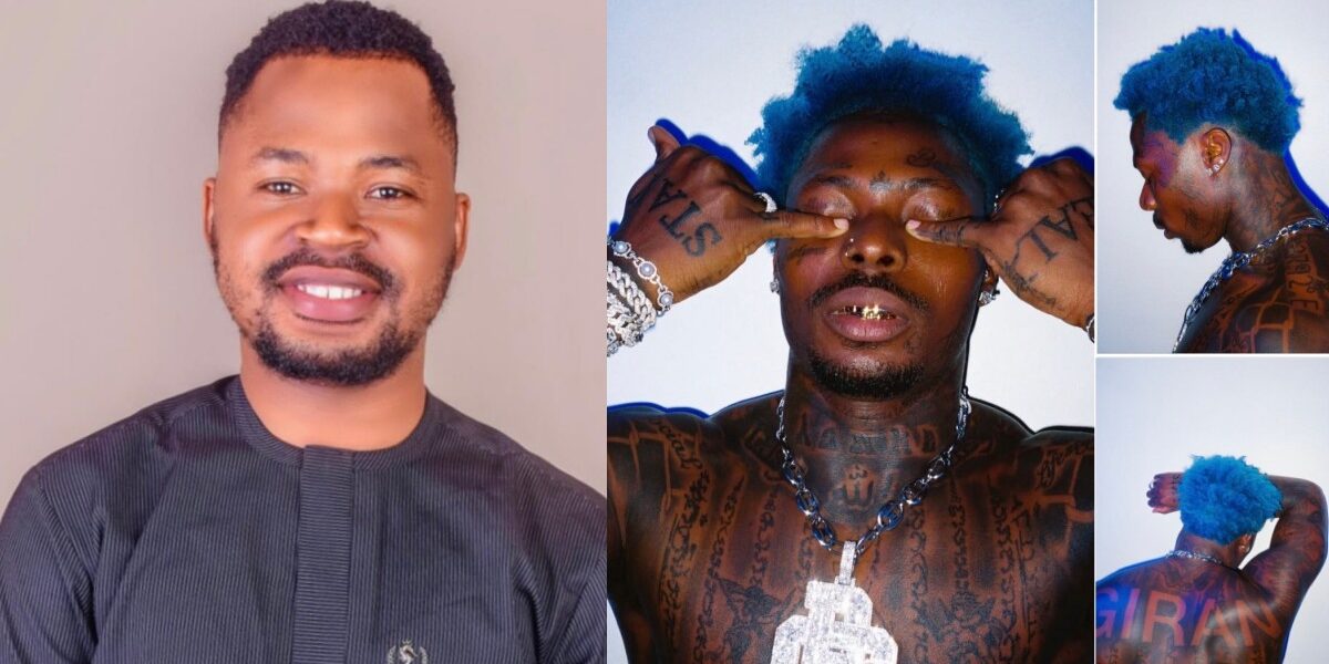 Ossai Ovie expresses disappointment in Asake over new tattoos