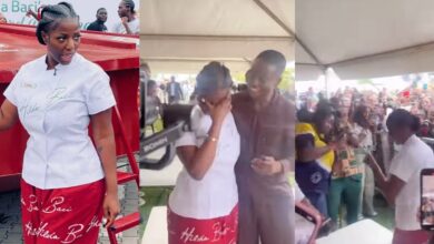 Hilda Baci in tears over massive crowd at world’s largest jollof cook-off