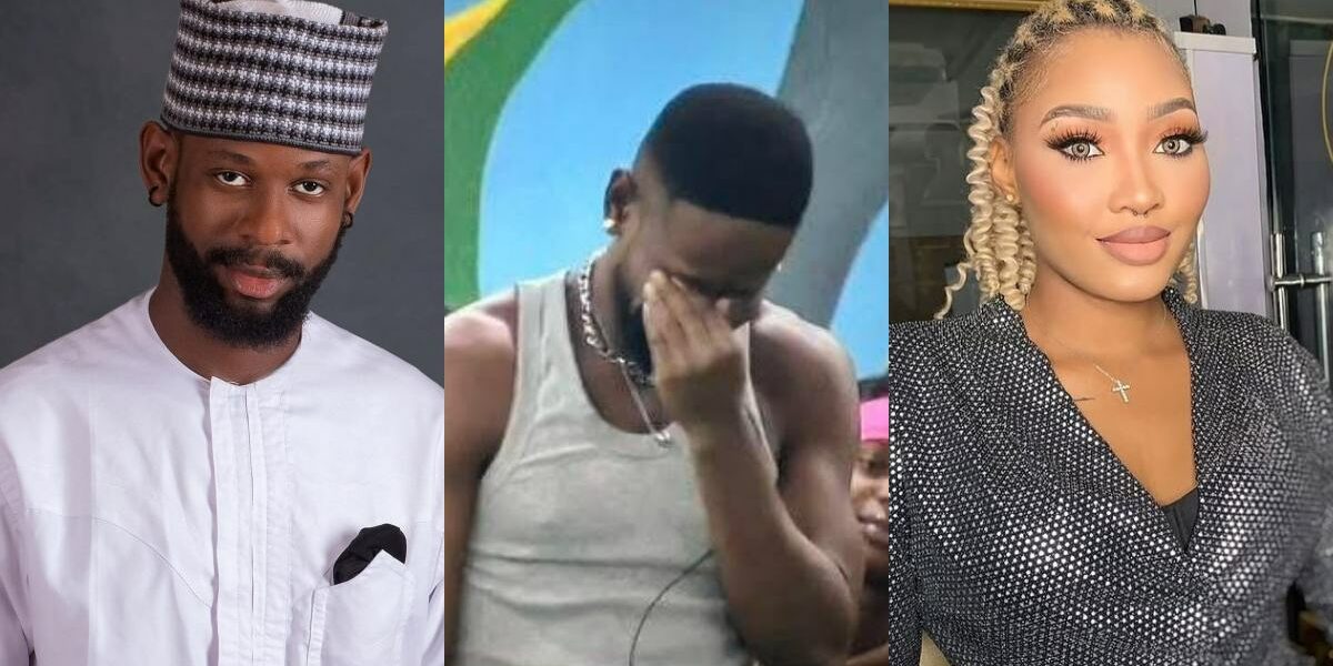 #BBNaijaS10: Mensan breaks down in tears as he, Sultana become finalists