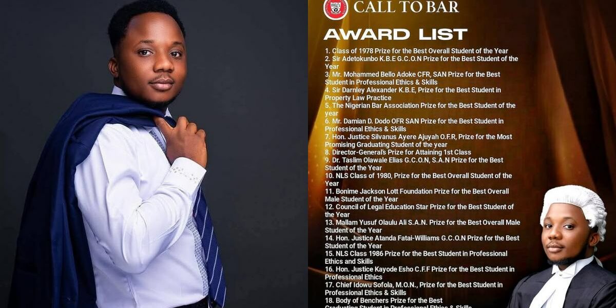 Benedict Ater shines at call to bar, bags 18 awards at Law School