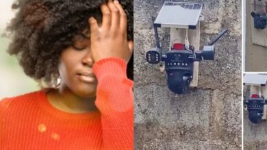 Woman cries out after abroad husband installs CCTV all over their house