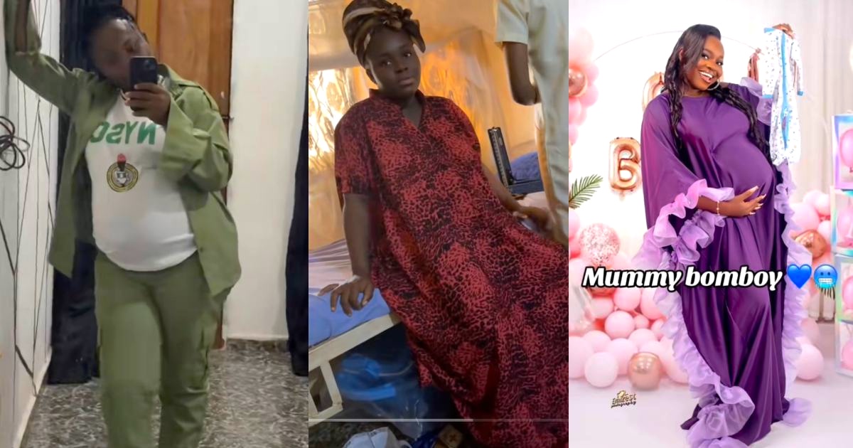 Pregnant corper attends POP while in labour, welcomes baby same day