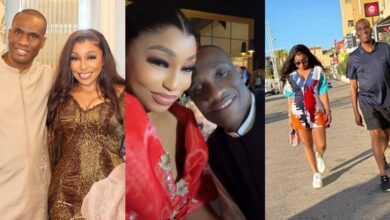 “My forever boyfriend” – Rita Dominic flaunts romantic getaway with husband