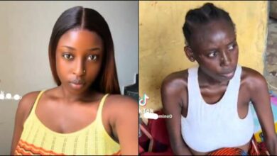 Lady's pregnancy transformation stirs concern