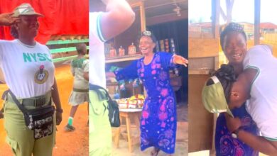Grandmother sheds tears as granddaughter honours her after NYSC