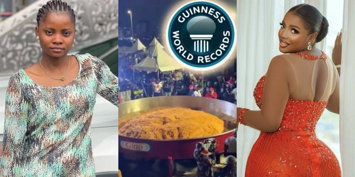 Chef Dammy trends as Hilda Baci completes largest pot of jollof rice