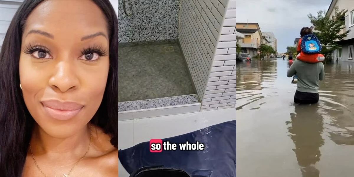 Lekki Flooding: UK lady who moved to Lagos shares scary experience