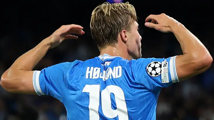 Eriksen delighted as Hojlund rediscovers form at Napoli after Man United struggles