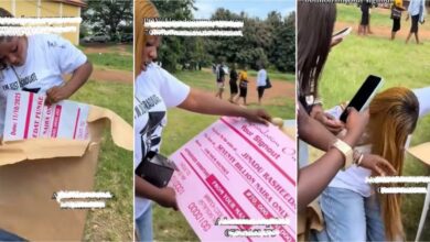 Moment lady receives ₦70 billion as sign-out gift