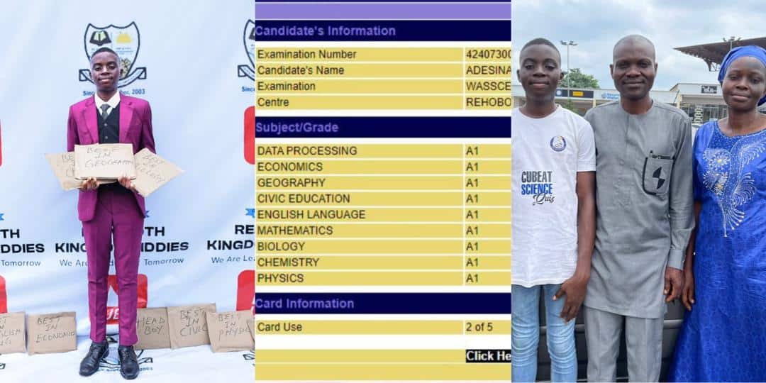 “We can’t afford university” – Brilliant student with 9As in WAEC stuck at home