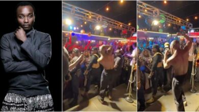“Is he okay?” - Brymo’s unusual stage appearance in Osogbo causes buzz online