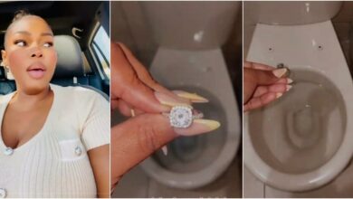 After two kids, lady ends relationship, flushes ring down toilet, says she deserves better