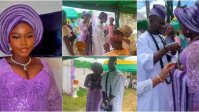 “From NYSC camp to altar” - Lady ties the knot with camp crush, shares touching wedding video