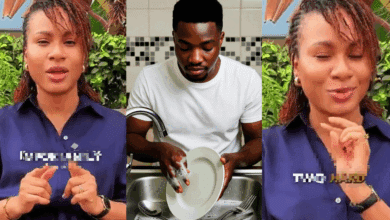 "Great men don't do house chores" - Lady sparks reactions on social media