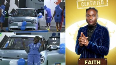 BBNaija S10: Faith wins brand new Innoson electric car